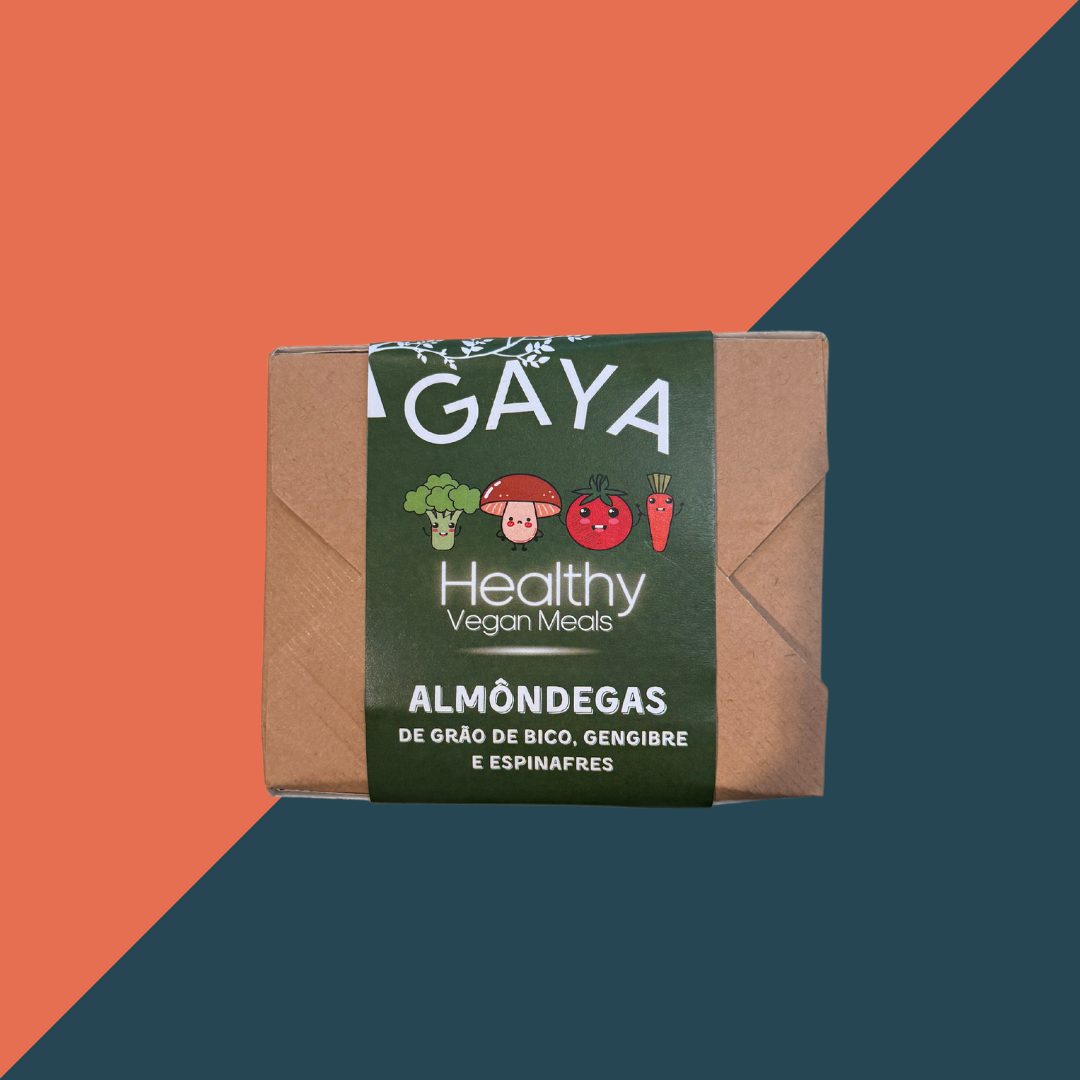 Almôndegas de grão de bico, espinafres e gengibre