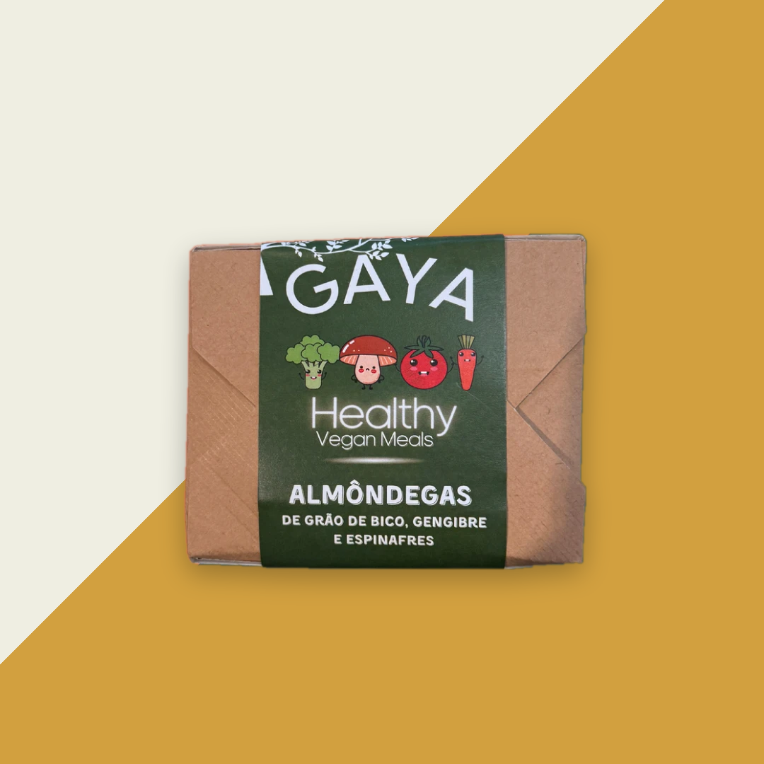 Almôndegas de grão de bico, espinafres e gengibre