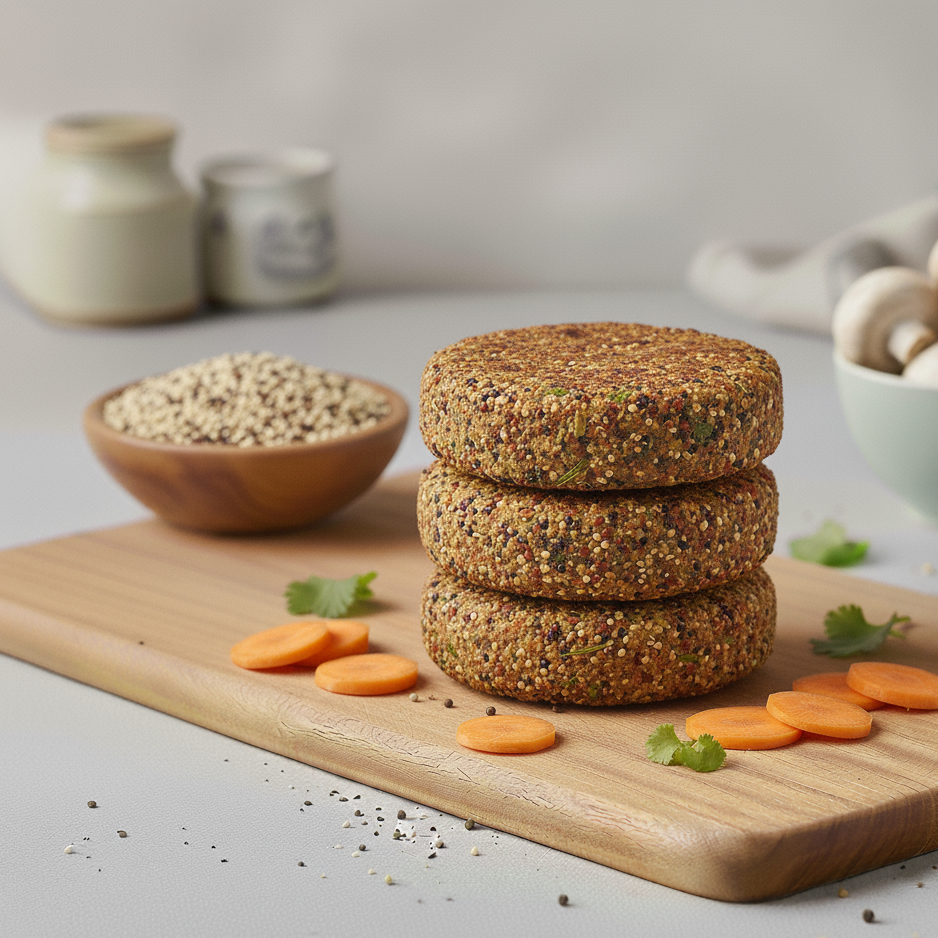 Burguer Quinoa tricolor