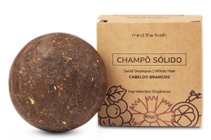 Champô solido Vegan para Cabelos Brancos e Grisalhos - Mind the Trash